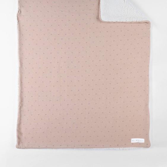 Couverture En Coton Biosherpa Rose