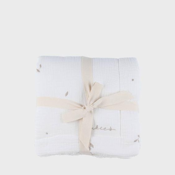 Couverture En Gaze De Coton Bio 75x100cm Ecru