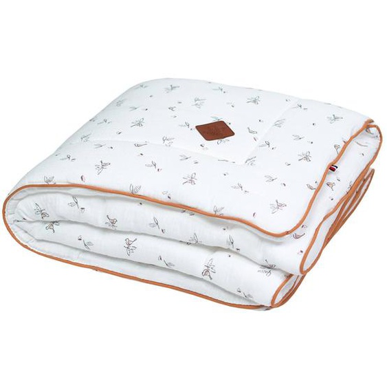 Couverture En Gaze De Coton Melody Melody, Blanc Imprimé Minimali