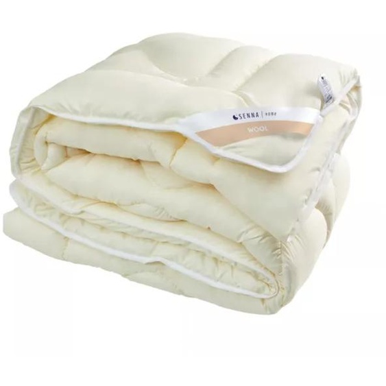 Couette toute lannée 135x200 MERINO WOOL Senna Home couette en Laine crème