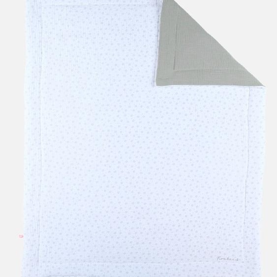 Couverture En Mousseline De Coton Gris