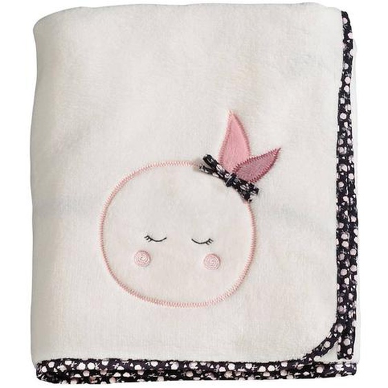 Couverture En Polyester - Miss Fleur De Lune Blanc