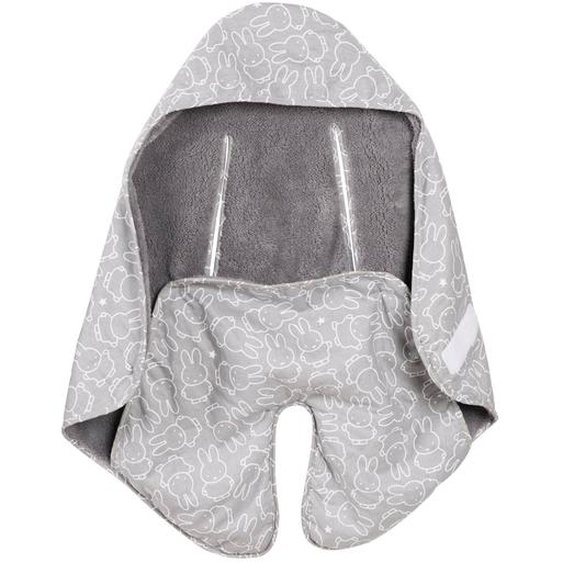 Couverture Enveloppante Hiver Pour Siège Auto Et Poussette Gris / Motif Miffy