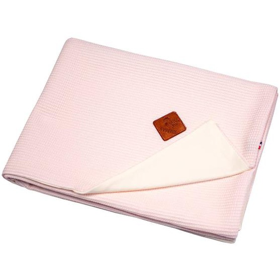 Couverture Été En Coton Nid Dabeille Rose