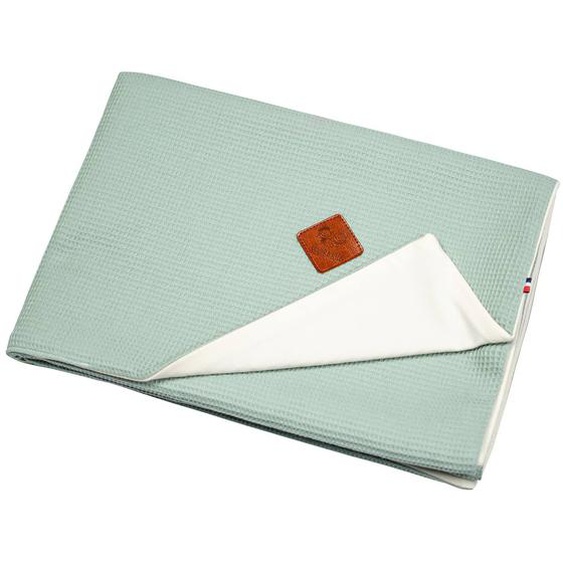 Couverture Été En Coton Nid Dabeille Vert