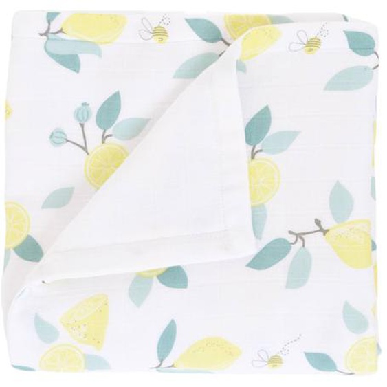 Couverture Gaze De Coton Bio Limonade Citron