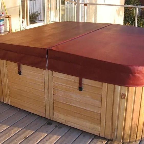Abdeckhaube wetterfeste Isolierabdeckung für Outdoor-Whirlpool 200x200 cm