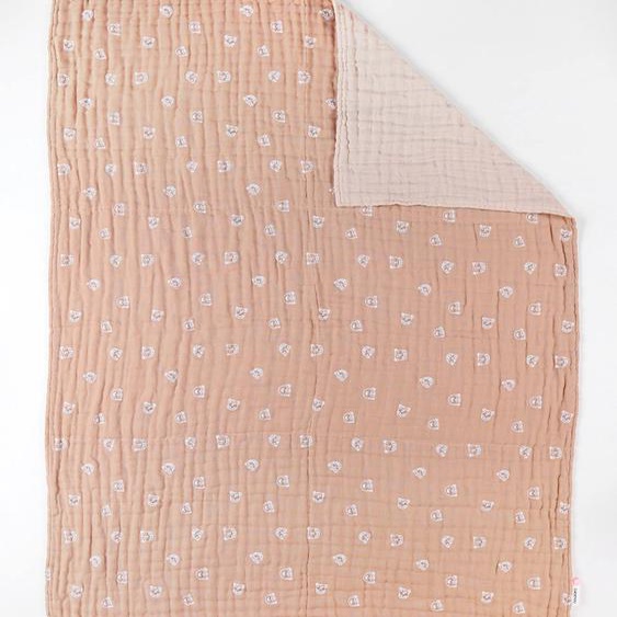 Couverture Léopard En Mousseline Marron