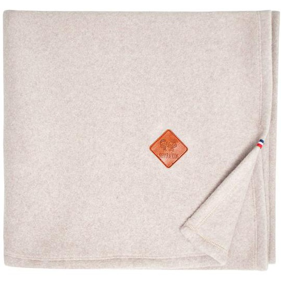 Couverture Polaire Coton Ultra-doux Beige