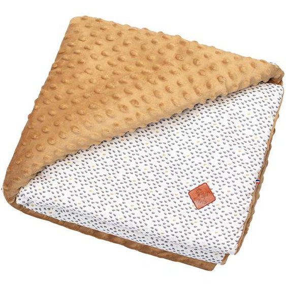 Couverture Réversible En Minky Lior Lior, Camel