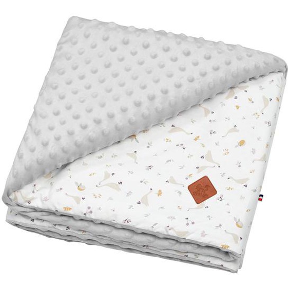 Couverture Réversible En Minky Sidonia Gris