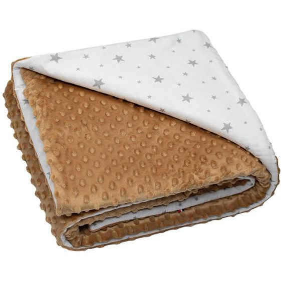 Couverture Réversible Et Ultra Douce Stella Camel