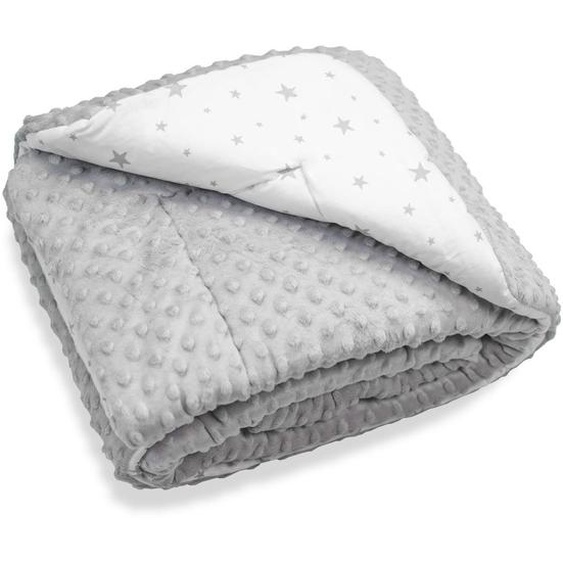 Couverture Réversible Et Ultra Douce Stella Gris