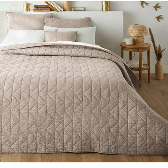 Couvre lit boutis matelassé coton Zig Zag Scenario