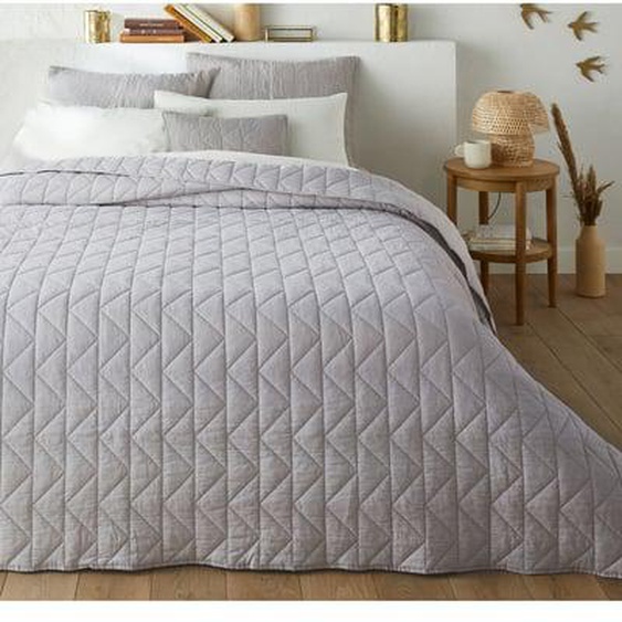 Couvre lit boutis matelassé coton Zig Zag Scenario