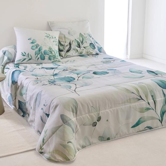 Couvre-lit matelassé Elyse imprimé fleurs -