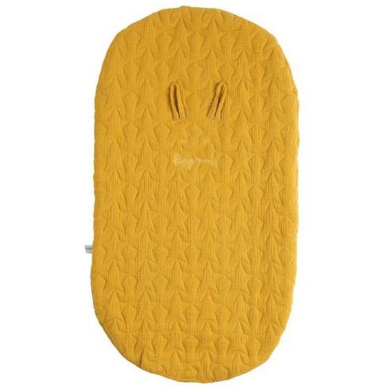 Couvre Lit Ovale Pour Berceau En Coton Jaune