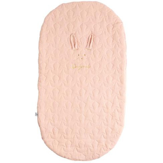 Couvre Lit Ovale Pour Berceau En Coton Rose