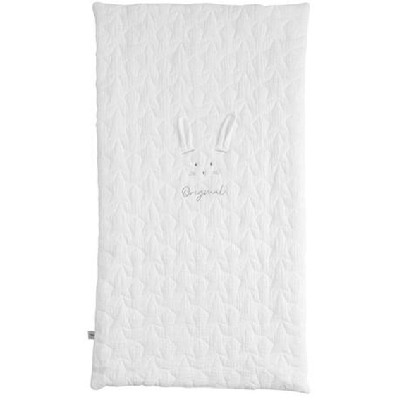 Couvre Lit Rectangulaire Berceau En Coton Blanc