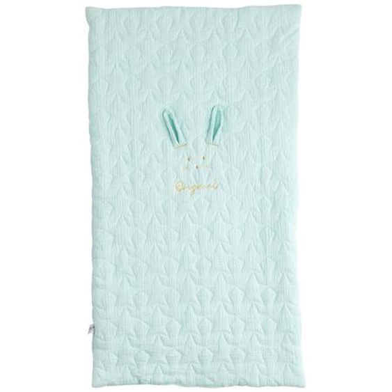 Couvre Lit Rectangulaire Berceau En Coton Bleu Ciel