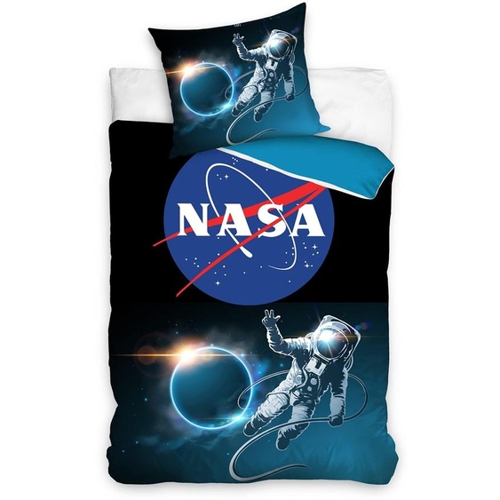 Couvre-lit spatial NASA, 135x200 cm + 80x80 cm