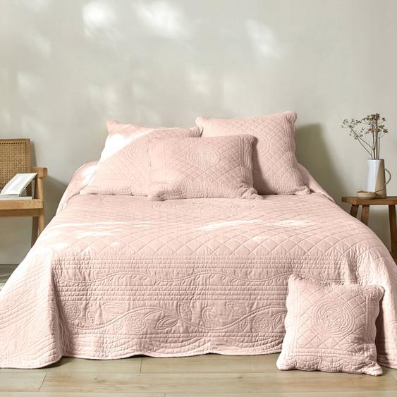 Couvre-lit uni style boutis Cassandre  -