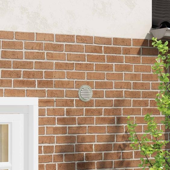 Couvre-vent Air 4 pcs Argent 80 mm Acier inoxydable