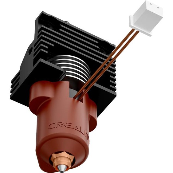 Creality K1 Series Ceramic Heating Block Kit Quick-swap All Metal Nozzle Kit for K1/K1C/K1 MAX 3D Printing Machines High Thermal Conductivity and 300C High Temperature Resistance Easy to Install High Flow Printing for 1.75mm Filaments