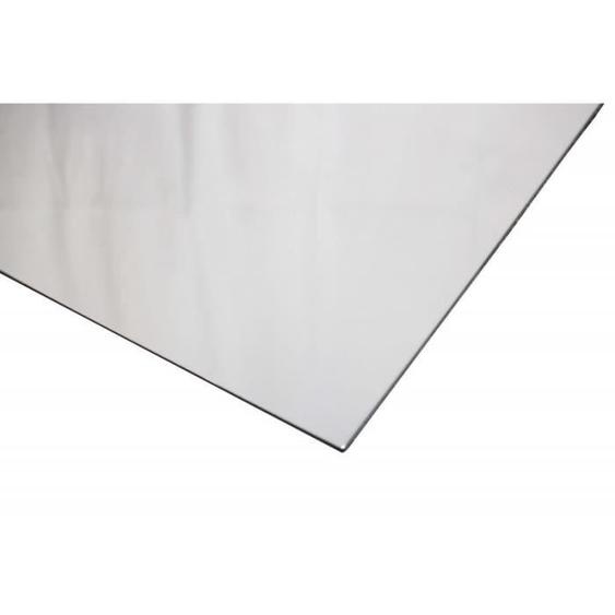 Crédence réversible en blanc satiné - blanc brillant  - L: 200 cm - l: 100 cm - E: 3 mm - Blanc RAL 9016