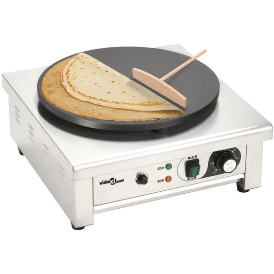 Crêpière électrique avec bac de récupération 40 cm 3000 W