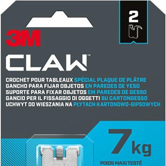 Crochet de suspension 3M 7 kg (2 pièces)