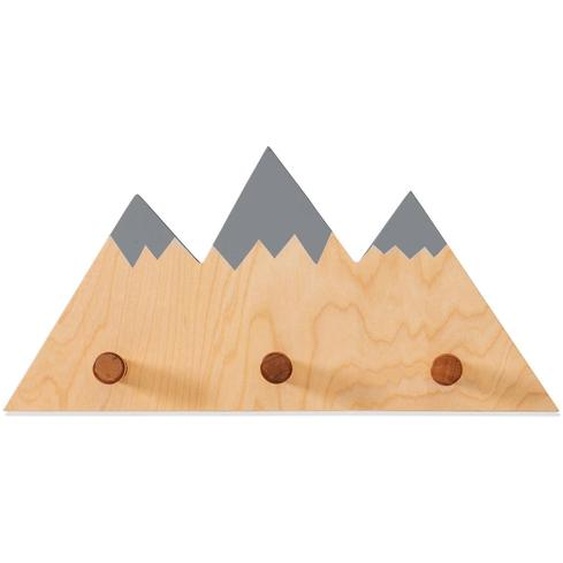 Crochet Mural Montagnes (3 Crochets) Anthracite