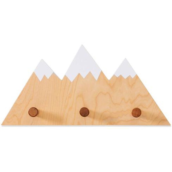 Crochet Mural Montagnes (3 Crochets) Blanc
