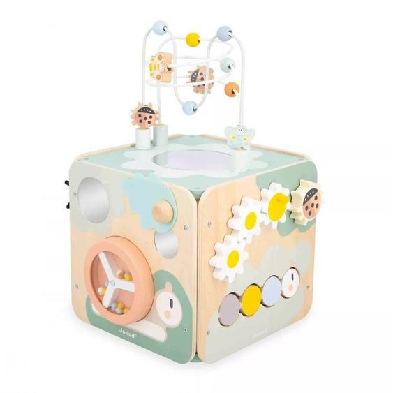 Cube Dactivitès Géant En Bois Fsc Multicolore