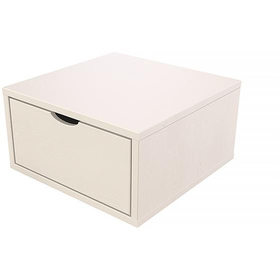 Cube de rangement bois 50x50 cm + tiroir