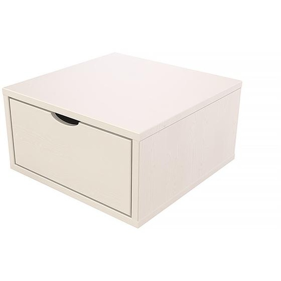Cube de rangement bois 50x50 cm + tiroir