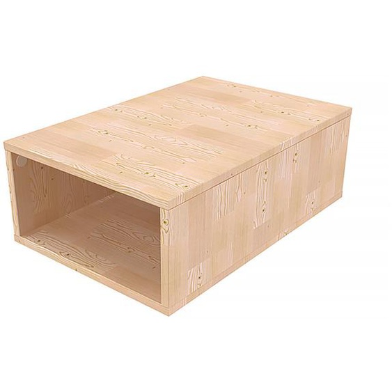 Cube de rangement bois 75x50 cm
