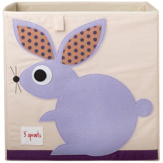 Cube De Rangement Lapin Bleu