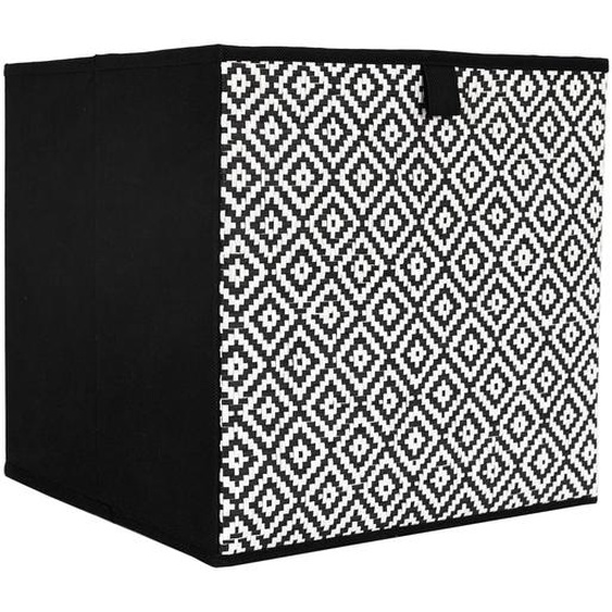 Cube De Rangement Pliable, Tissage Fantaisie -