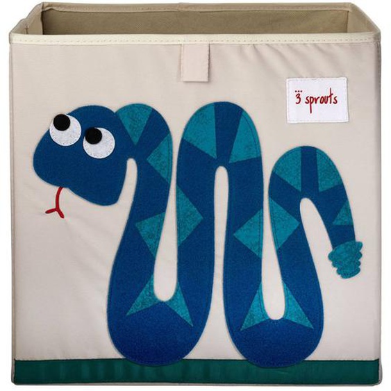 Cube De Rangement Serpent Bleu