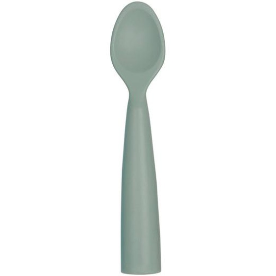 Cuillère Bébé En Silicone Vert Amande
