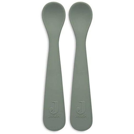 Cuillère Souple Silicone (2pcs) Vert