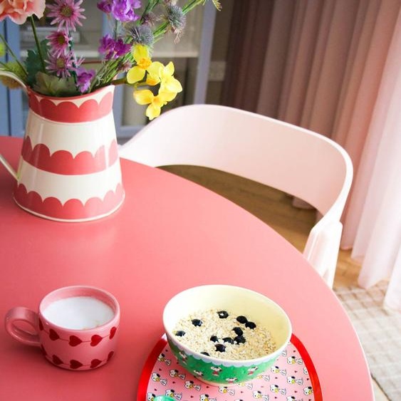 Cuillères à café en mélamine lot de 6 rice multicolore