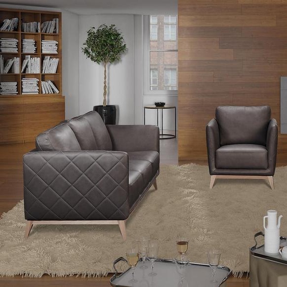 Cuir Design Canapé Coussin Assise 2+1+1 Garniture Set Similicuir