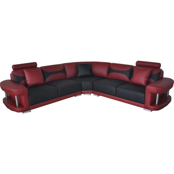 Cuir Moderne XXL Canapé Salon Canapé en cuir Canapé en L avec USB