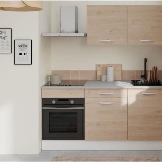 Cuisine complète - 180 cm - Chêne