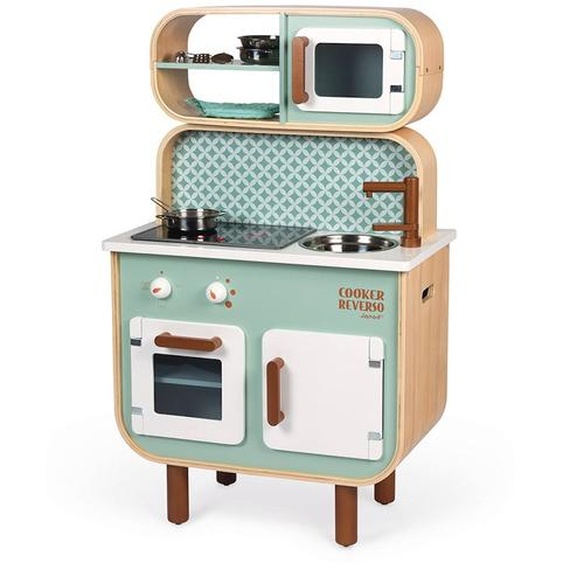 Cuisine En Bois Double Face Cooker Reverso Vert Deau