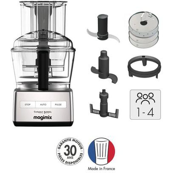 Robot Cuisine système compact  XL chromé mat