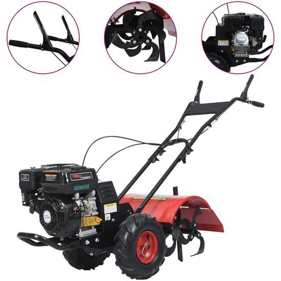 Cultivateur à essence 6,5 ch 196 cc