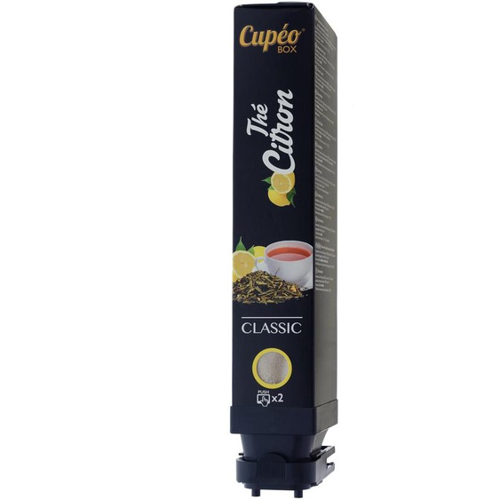 Cupéo Cartouche thé citron pour distributeur boisson chaude JEDE - 65 tasses